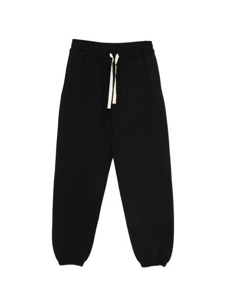  Jil Sander Logo-embroidered Drawstring Trousers - Black 