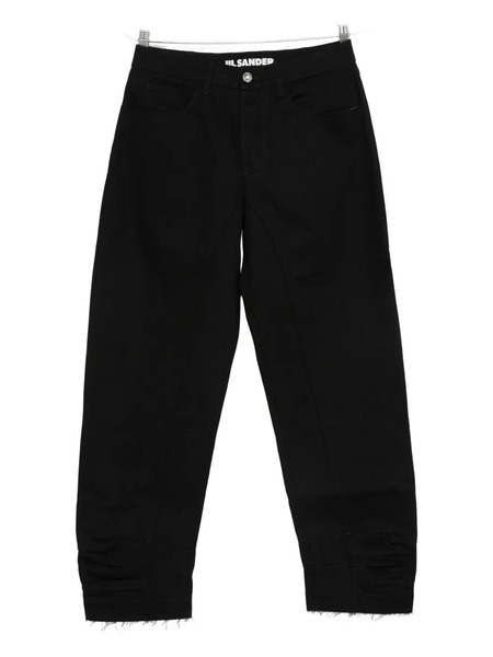  Jil Sander Logo-patch Jeans - Black 