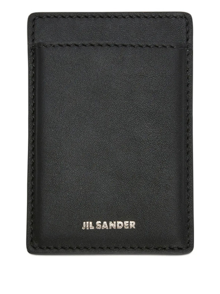  Jil Sander Logo-print Card Holder - Black 