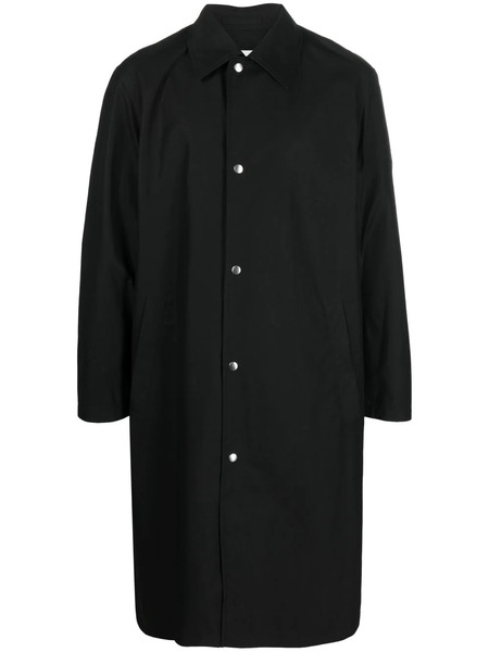  Jil Sander Logo-print Coat - Black 