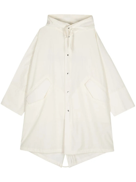  Jil Sander Logo-print Hooded Coat - White 