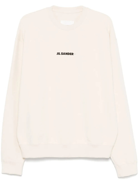  Jil Sander Logo-print Sweatshirt - Neutrals 