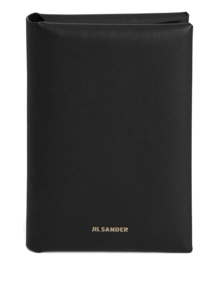  Jil Sander Logo-stamp Passport Holder - Black 