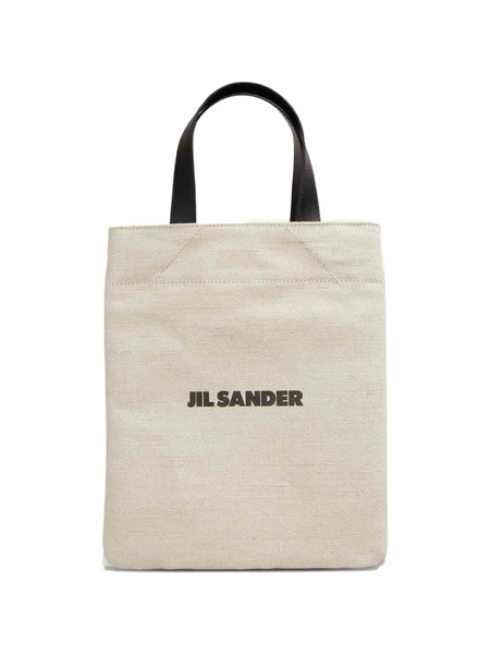  Jil Sander Logo Strap Tote Bag - Neutrals 