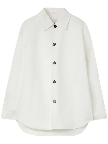  Jil Sander Long-sleeve Shirt Jacket - White 