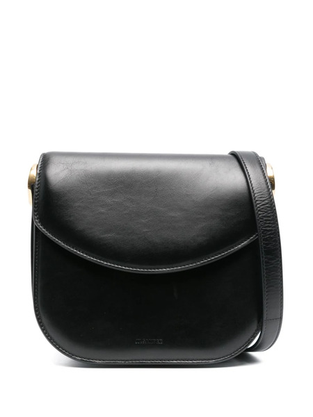  Jil Sander Medium Coin Leather Bag - Black 