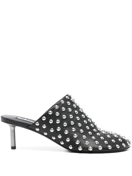  Jil Sander 60mm Stud-embellished Mules - Black 