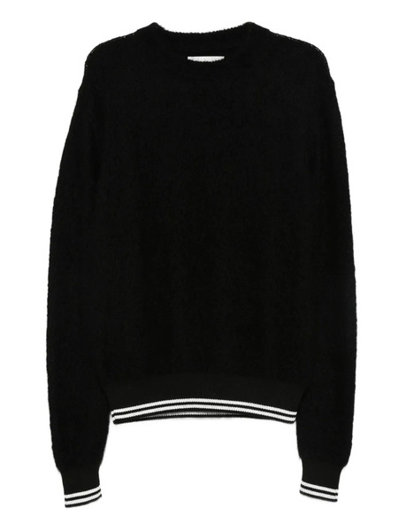  Jil Sander Mohair Wool Sweater - Black 