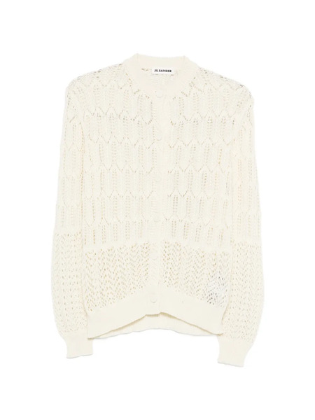  Jil Sander Openwork Cardigan - Neutrals 