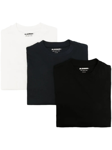  Jil Sander Organic-cotton 3-pack T-shirts - White 