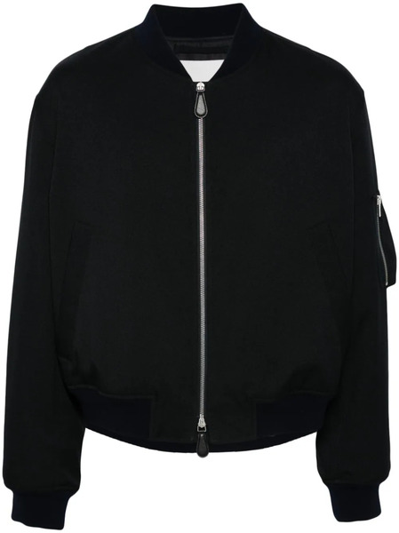  Jil Sander Padded Bomber Jacket - Blue 