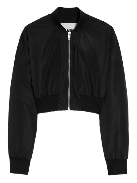  Jil Sander Padded Zip-up Bomber Jacket - Black 