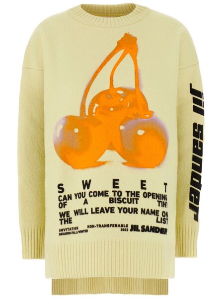  Jil Sander Patterned Intarsia-knit Jumper - Neutrals 