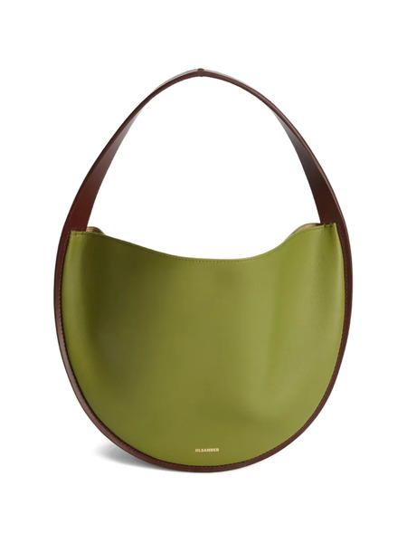  Jil Sander Pivot Leather Shoulder Bag - Green 