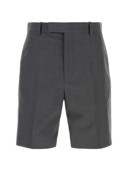  Jil Sander Pleated Bermuda Shorts - Grey 