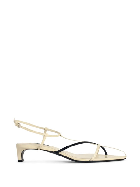  Jil Sander Pointed Strappy Sandals - Neutrals 