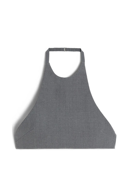  Jil Sander Poplin Halter Top - Grey 