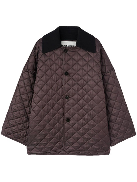  Jil Sander Quilted Jacket - Brown 