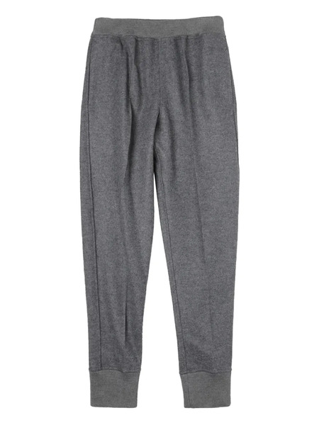  Jil Sander Ribbed-cuff Wool Trousers - Grey 