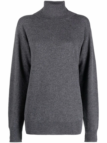  Jil Sander Roll-neck Cashmere Jumper - Grey 