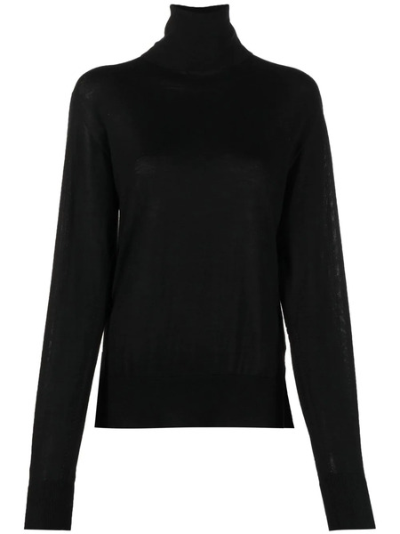  Jil Sander Roll-neck Long-sleeve Jumper - Black 