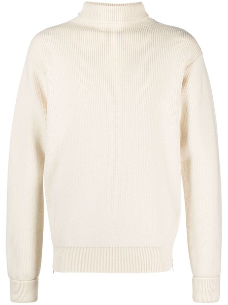  Jil Sander Roll-neck Wool Jumper - White 
