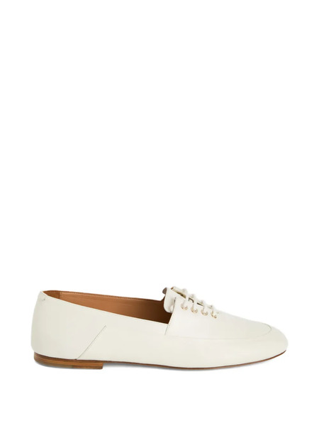  Jil Sander Round-toe Leather Oxford Shoes - Neutrals 