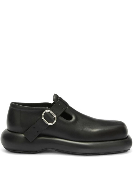  Jil Sander Scarpe Leather Loafers - Black 