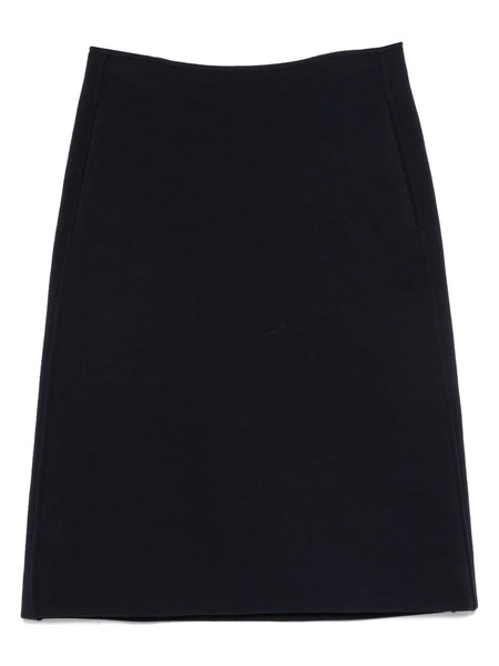  Jil Sander Seam-pockets Midi Straight Skirt - Blue 