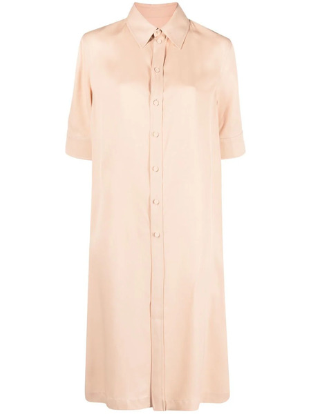  Jil Sander Short-sleeve Midi Shirtdress - Neutrals 