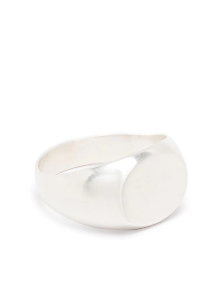  Jil Sander Silver Signet Band Ring 