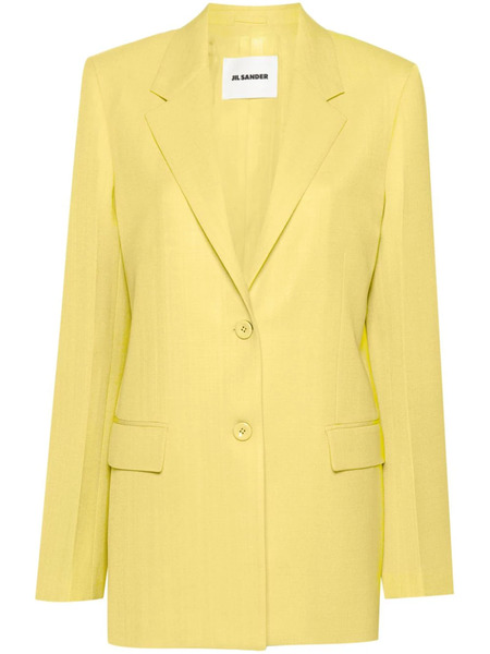  Jil Sander Single-breasted Blazer - Green 
