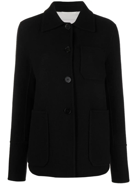  Jil Sander Single-breasted Virgin-wool Jacket - Black 