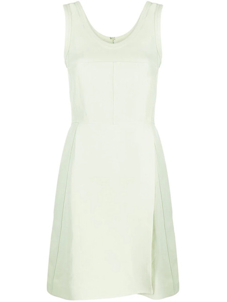  Jil Sander Sleeveless A-line Minidress - Green 