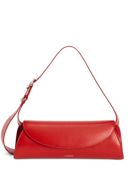  Jil Sander Small Cannolo Shoulder Bag - Red 