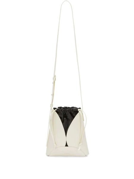  Jil Sander Small Curve Cross Body Bag - White 