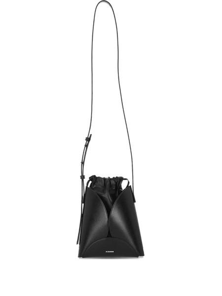  Jil Sander Small Curve Crossbody Bag - Black 