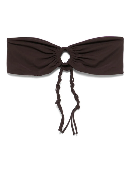  Jil Sander Strapless Bikini Top - Brown 