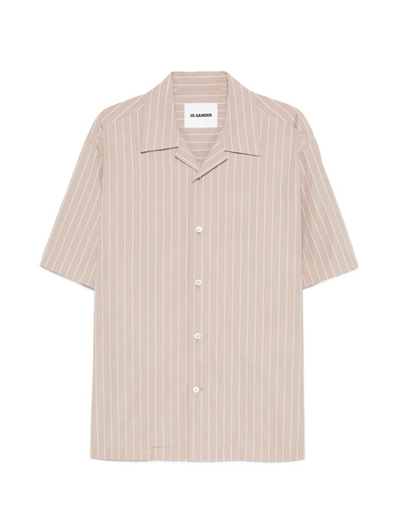  Jil Sander Stripe-pattern Short-sleeve Shirt - Neutrals 