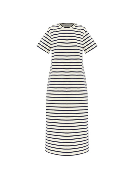  Jil Sander Striped Maxi Dress - Neutrals 