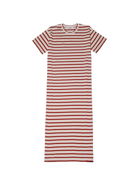 Jil Sander Striped Maxi Dress - Neutrals 