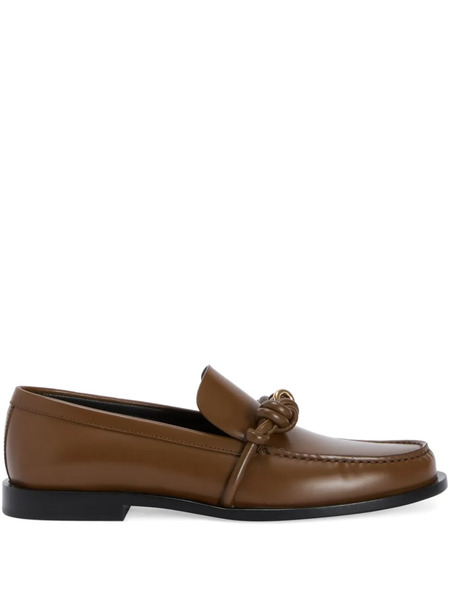  Jil Sander Tangle Loafers - Brown 