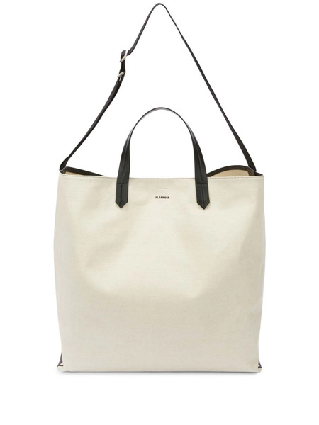  Jil Sander Tape Medium Tote Bag - White 
