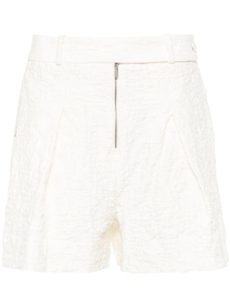  Jil Sander Textured-finish Shorts - Neutrals 