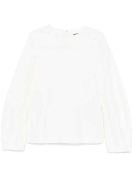  Jil Sander Textured Sweatshirt - White 