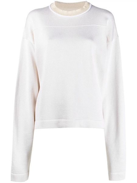  Jil Sander Two-tone Jumper - Neutrals 