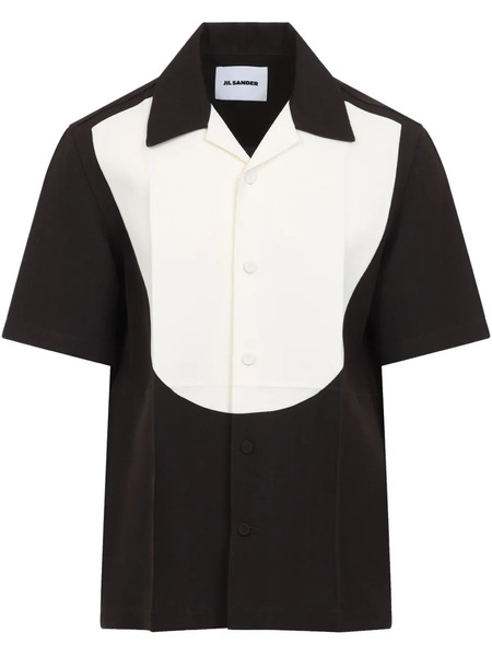  Jil Sander Two-tone Shirt - Black 