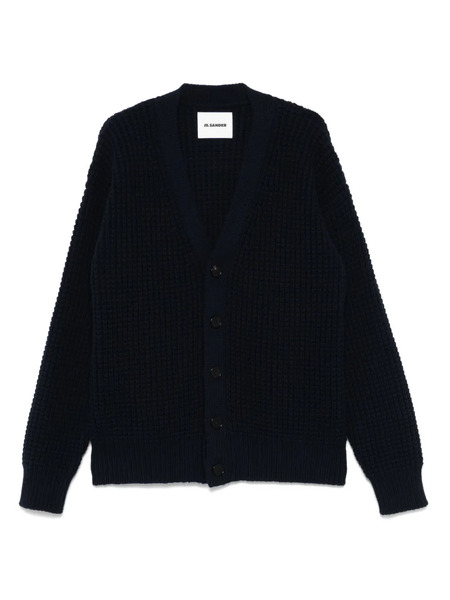  Jil Sander V-neck Cardigan - Blue 