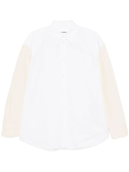  Jil Sander Velvet Patchwork Skirt - White 