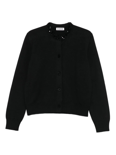  Jil Sander Virgin Wool Cardigan - 001 Black 
